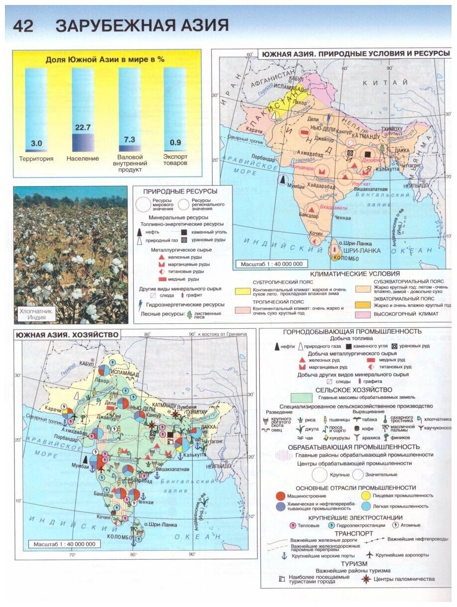 Экономическая и социальная география мира. 10-11 классы. Атлас. - фото №4
