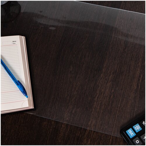 Прозрачный ПВХ-коврик / Накладка на стол прозрачная силиконовая, размер 40*50 см , толщина 1 мм