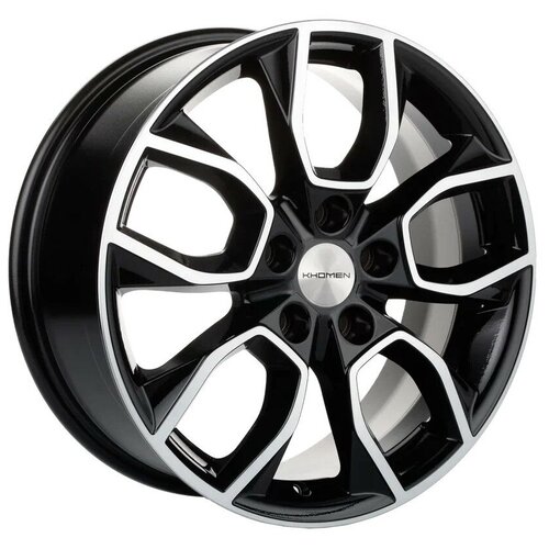 Колесный диск Khomen Wheels KHW1713 7,0x17/5x114,3 ET51 D67,1 Black-FP