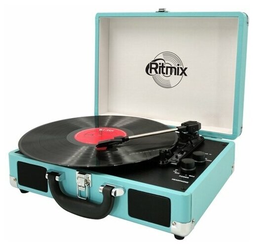 Виниловый проигрыватель Ritmix LP-160B, синий