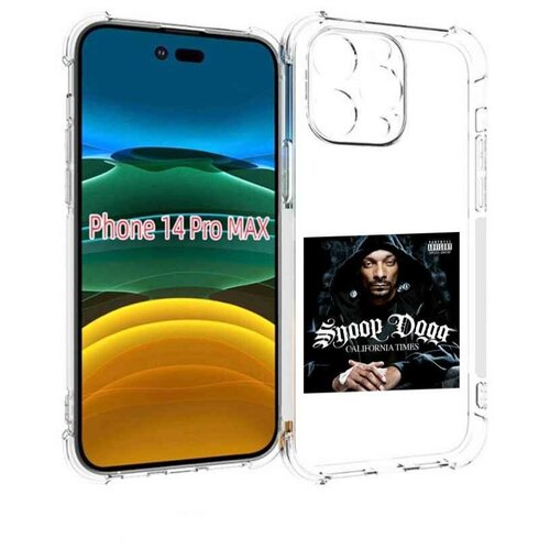 Чехол MyPads Snoop Dogg CALIFORNIA TIMES для iPhone 14 Pro Max задняя-панель-накладка-бампер чехол mypads snoop dogg california times для honor 70 pro 70 pro plus задняя панель накладка бампер
