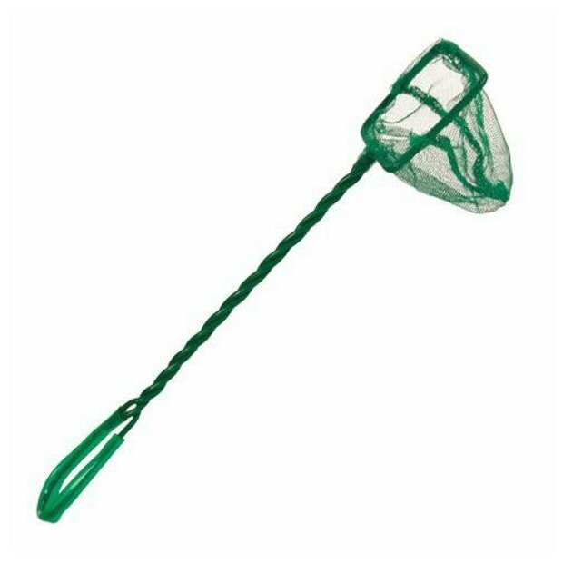 Сачок Тритон №9 23*16 см зелёный с зеленой ручкой