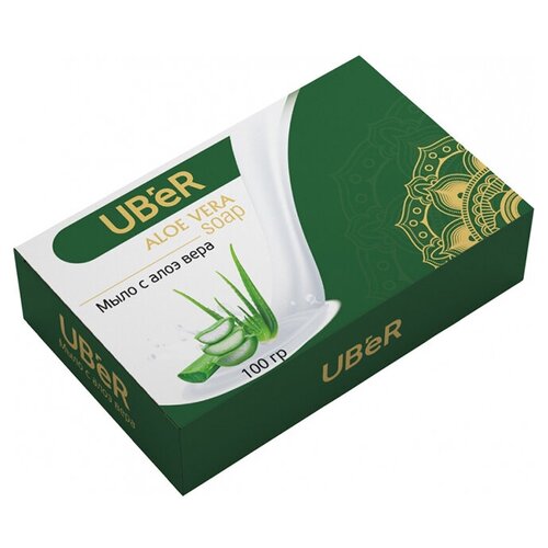 Мыло Uber с алое вера 100g UBR008
