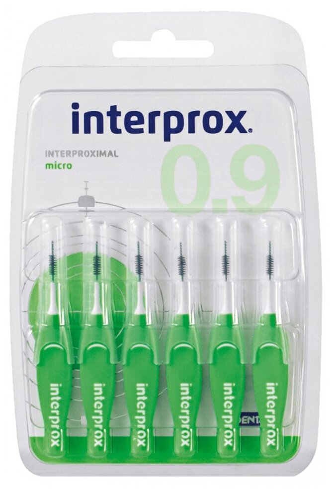 Межзубный ершик Dentaid Interprox Micro 4G Plus, 6 шт