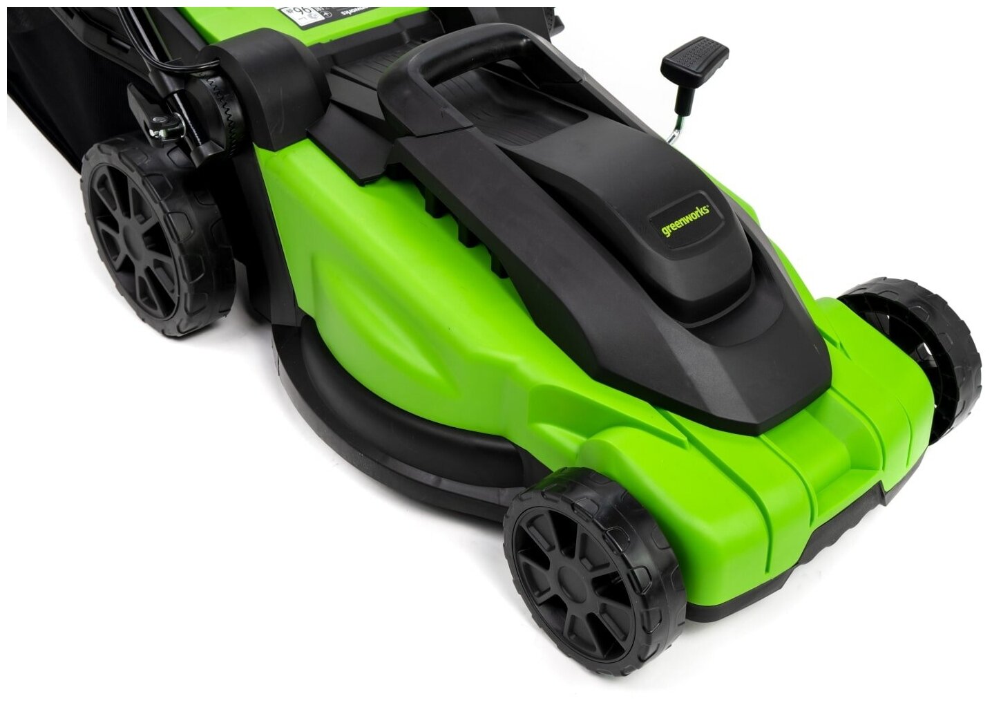 Газонокосилка электрическая Greenworks LM2000, 2000W, 43 см - фотография № 9