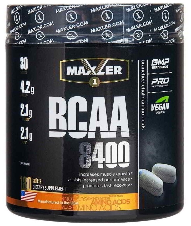 Maxler BCAA 8400 180 табл (Maxler)