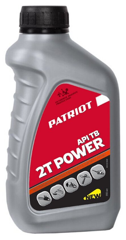 Масло моторное минеральное Patriot Power Active 2T, 0,592 л