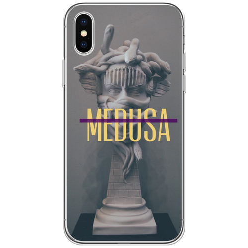 Силиконовый чехол на Apple iPhone XS Max (10S Max) / Айфон Иск Эс Макс Medusa силиконовый чехол два мнения на apple iphone xs max 10s max айфон иск эс макс