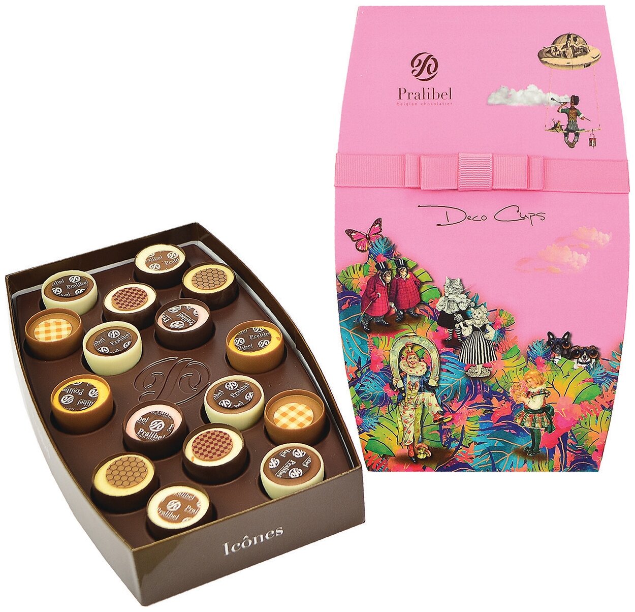 Набор конфет Pralibel Deco Cups giftbox 220г - фотография № 2