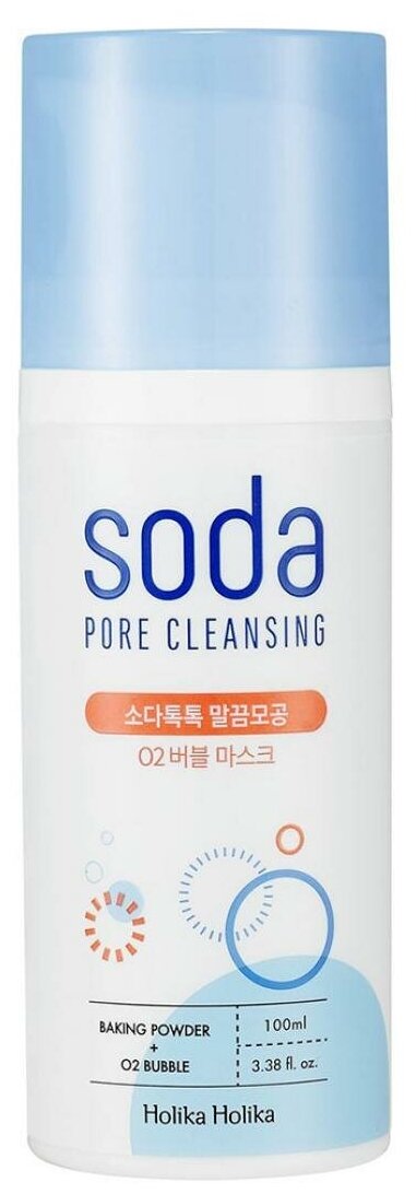 Очищающая пенная маска на основе соды Holika Holika Soda Pore Cleansing O2 Bubble Mask 100ml