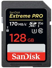 Карта памяти SanDisk Extreme Pro SDXC 128 ГБ SDSDXXY-128G-GN4IN