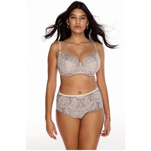 фото Бюстгальтер alles vulcano pu, фиолетовый (размер: 80i)