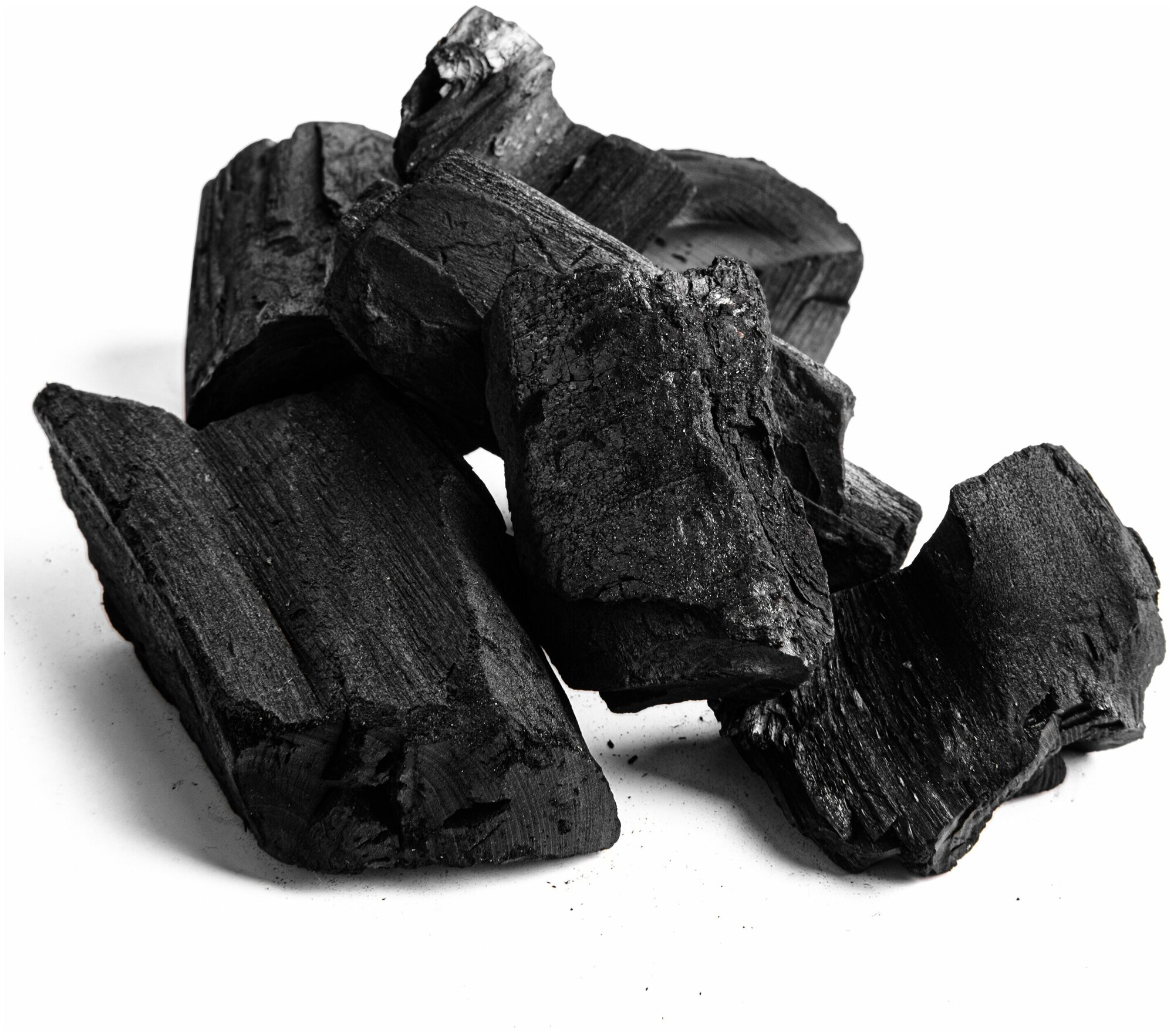 Уголь берёзовый для мангала, гриля и шашлыка 10 кг (Премиум качество / Марка А) - фотография № 3