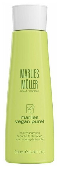Marlies Moller VEGAN PURE Шампунь для красоты волос, 200 мл
