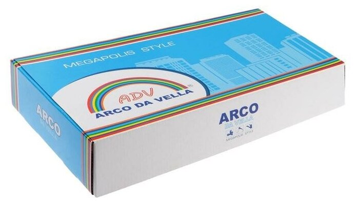 Смеситель для кухни ARCO A4502, двухвентильный, хром / белый - фотография № 5