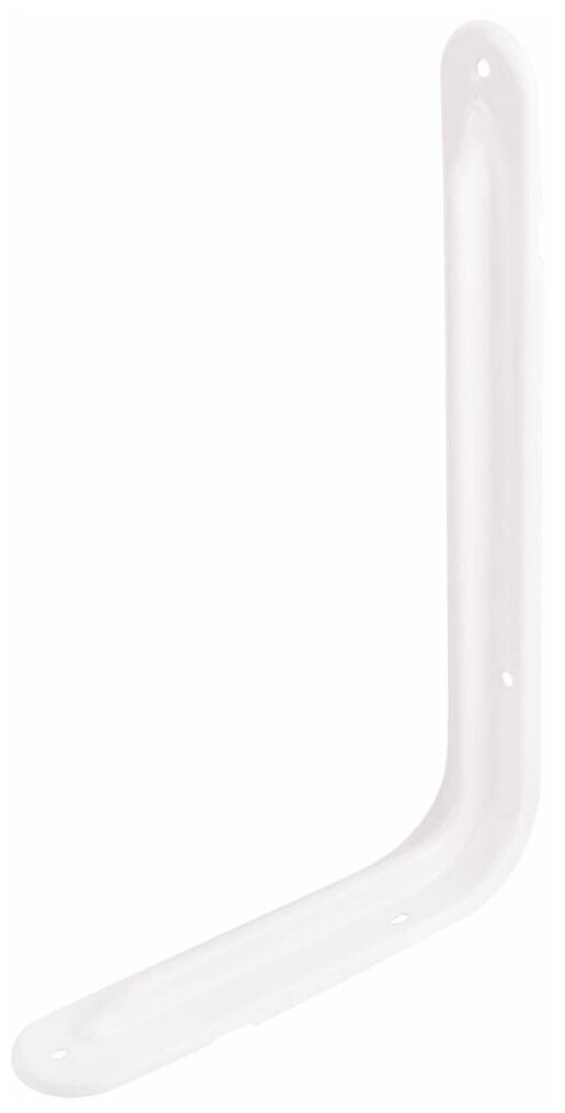 Уголок-кронштейн усиленный белый 140х200 мм (1,0 мм) - фотография № 3