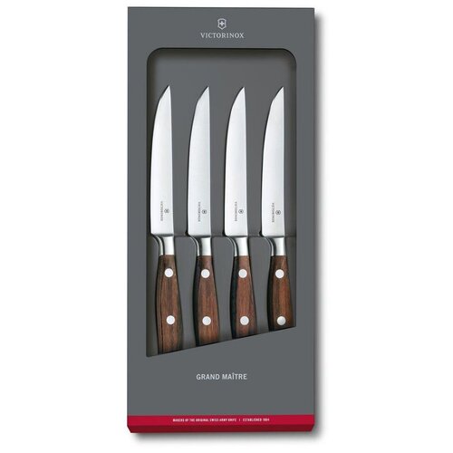 Набор кухонных ножей VICTORINOX Grand Maitre Steak [7.7240.4]