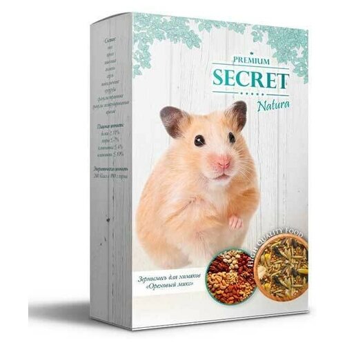 Secret natura зерносмесь для Хомяков Ореховый микс 400гр (1 шт)