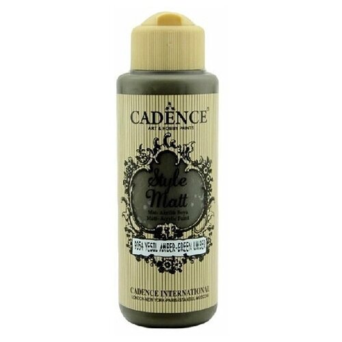 Акриловая краска Cadence Style Matt Acrylic Paint. Green Umber-S9054