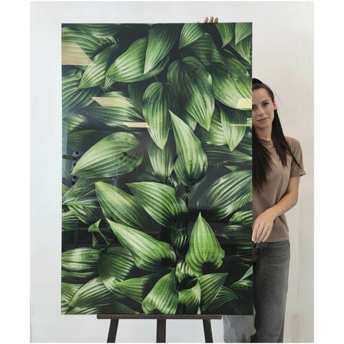 Большая интерьерная картина на закаленном стекле Calla Lilies 80х120 см ALUMOART. Качество люкс