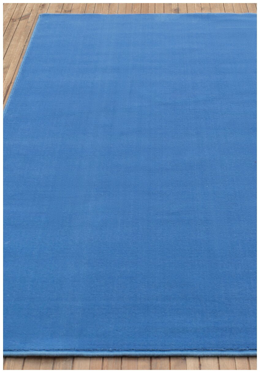 Ковер на пол 1 на 1,6 м в спальню, гостиную, синий Hunnu 6A0247-176 - фотография № 2