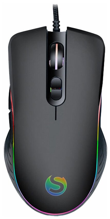 Мышь SunWind SW-M710G игровая оптическая проводная USB черный 1422441