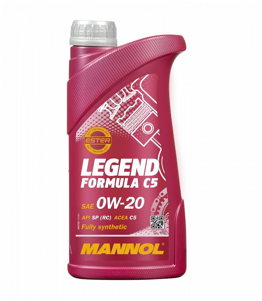 Масло моторное синтетическое 0w20 Mannol Legend Formula C5 7921 1л