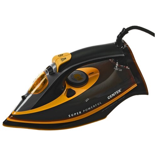 Утюг Centek CT-2358 3000 Вт керамическая подошва 380 мл чёрно-оранжевый 370100₽