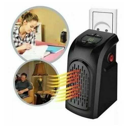 Портативный обогреватель в розетку Handy Heater Настенный электрообогреватель Тепловентилятор бесшумный 80000₽