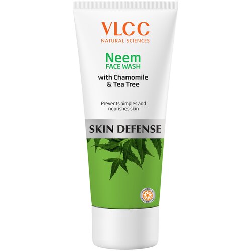 Гель для умывания глубокое очищение кожи лица ним / Индия / Neem face wash VLCC