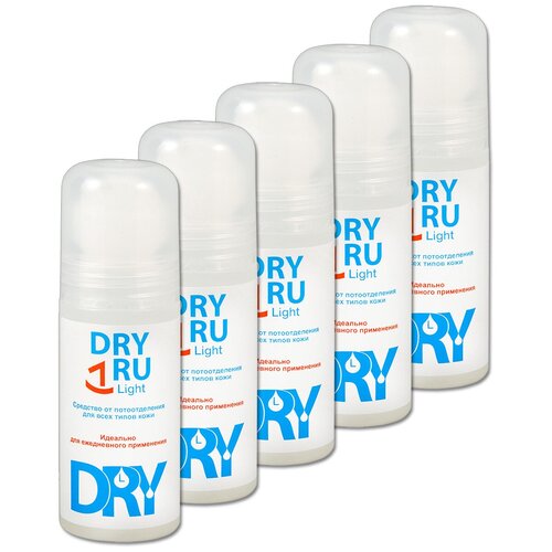 Антиперспирант роликовый DryRU Light, для всех типов кожи при умеренном потоотделении, 50 мл, 5 шт.