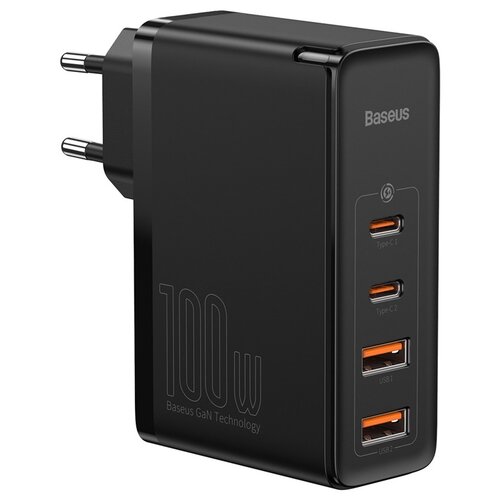 Зарядный комплект Baseus GaN2 Pro Quick Charger 2C+2U, Global, черный