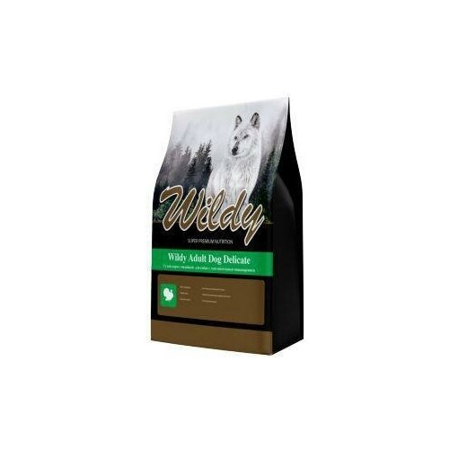 Сухой корм для собак Wildy Adult Dog Delicate с чувствительным пищеварением с индейкой 15 кг.