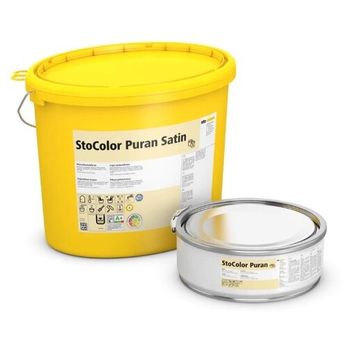 StoColor Puran Satin weiss (белая), комплект из 2-х компонентов, 16,5 кг