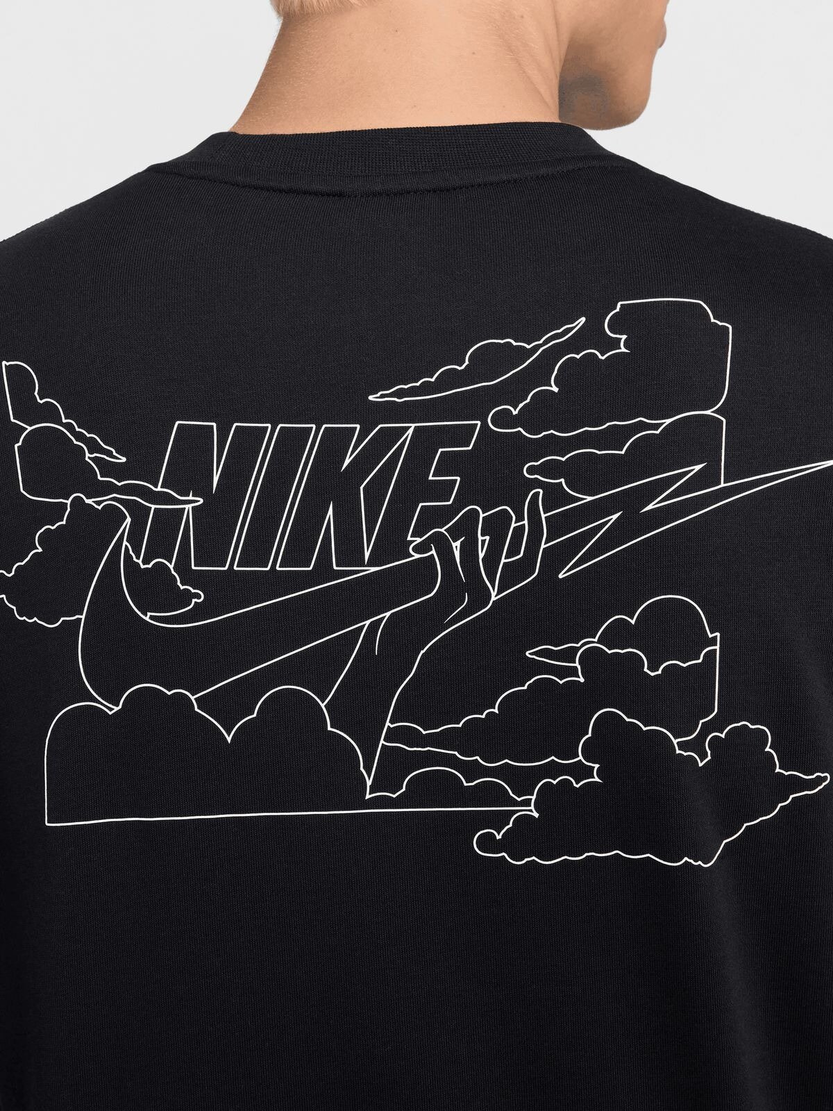 Свитшот NIKE Club, размер XL, , черный — фото 1