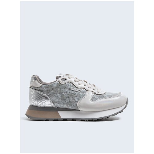 фото Женские кроссовки pepe jeans london,цвет 827 бежевый,размер 41