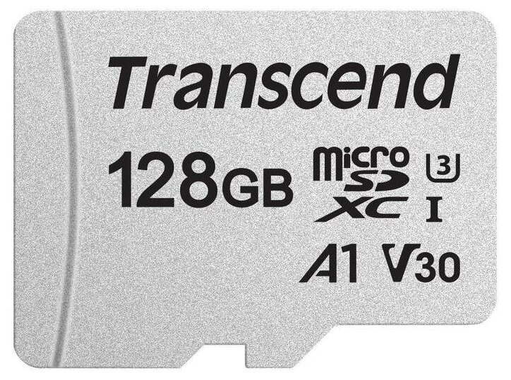 Карта памяти Transcend microSDXC 300S, 128 Гб