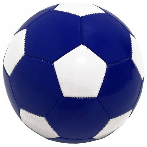 Мяч синий с белыми вставками