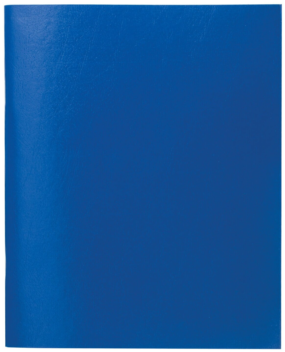 Тетрадь бумвинил А5, 96 л, скоба, офсет №2 эконом, клетка, с полями, STAFF, синий, 402019