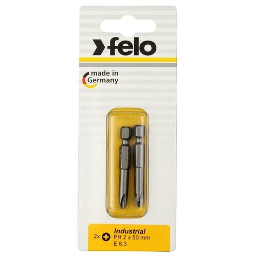 Felo Бита крестовая PH 2х50 серия Industrial (уп.2шт) в блистере Felo 03202536