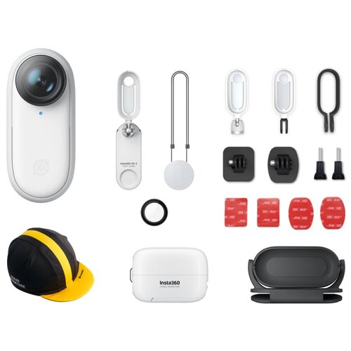 Экшн камера GO 2 + Mount Adapter Bundle + Cycling Cap (Набор для велосипеда Insta360 GO 2 Bike Kit) (CINSAAG/A)