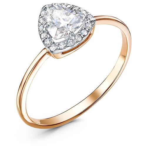 фото Ювелирное кольцо из красного золота арт. к-4135-1,36(16,5) юд декун