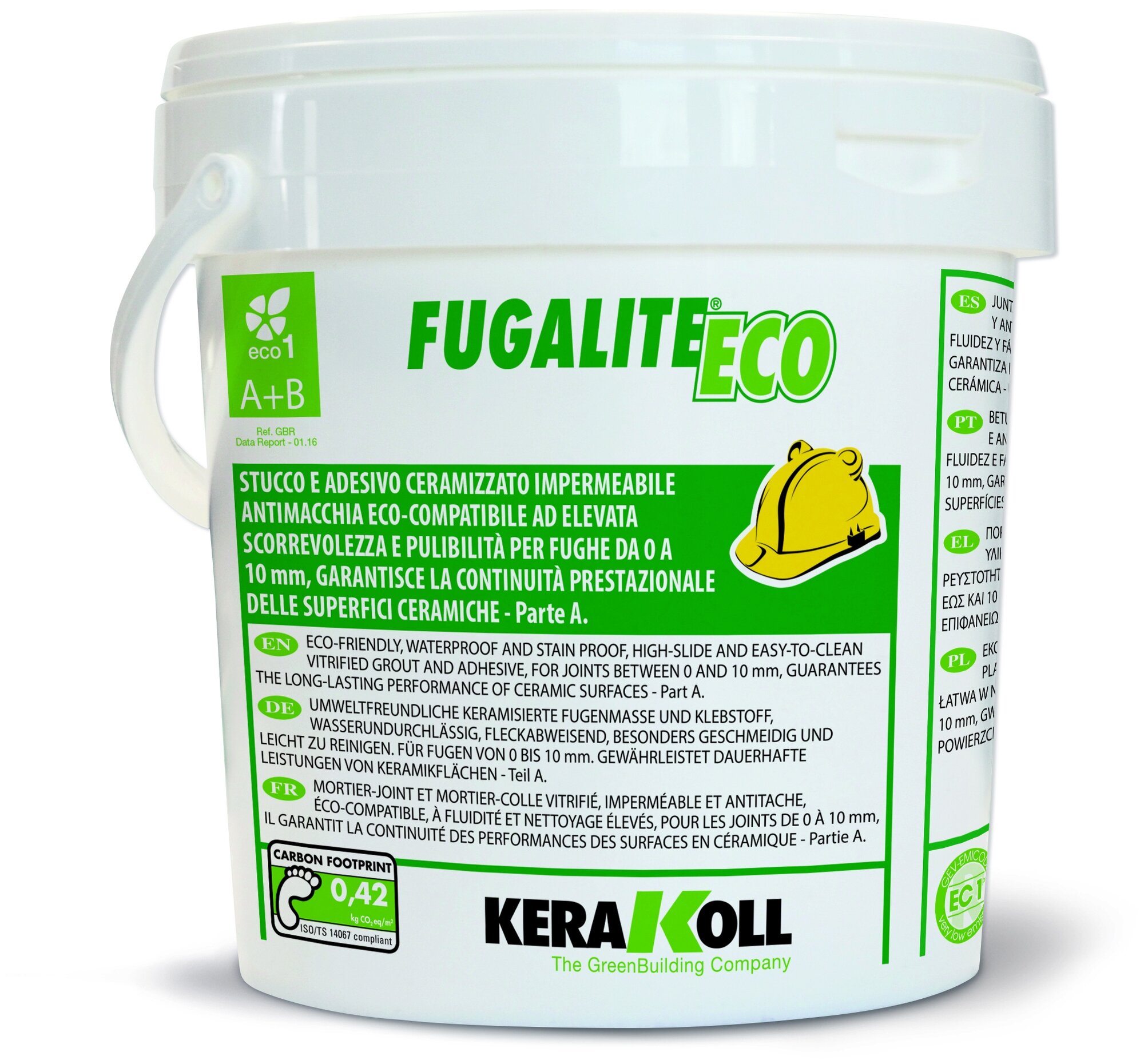 Затирка для плитки двухкомпонентная на эпоксидной основе Kerakoll Fugalite Eco (3кг) 52 Tortora