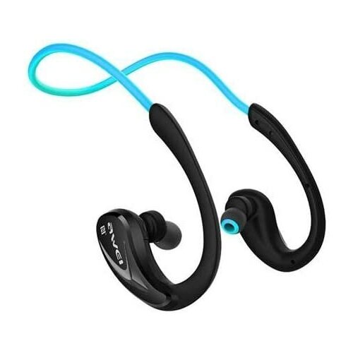 Беспроводные спортивные водонепроницаемые наушники Awei A881BL Born For Sports ЧерныйНебесный 295000₽