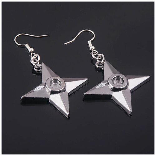 Серьги , черный