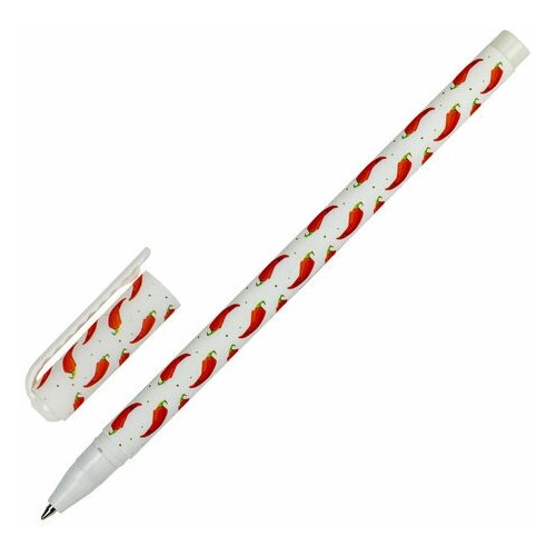 Ручка шариковая BRAUBERG SOFT TOUCH STICK CHILI PEPPER, синяя, мягкое покрытие, узел 0,7 мм, 143708 - 36шт. ручка шариковая brauberg soft touch stick chili pepper 0 35мм синий цвет чернил мягкое покрытие 36шт 143708