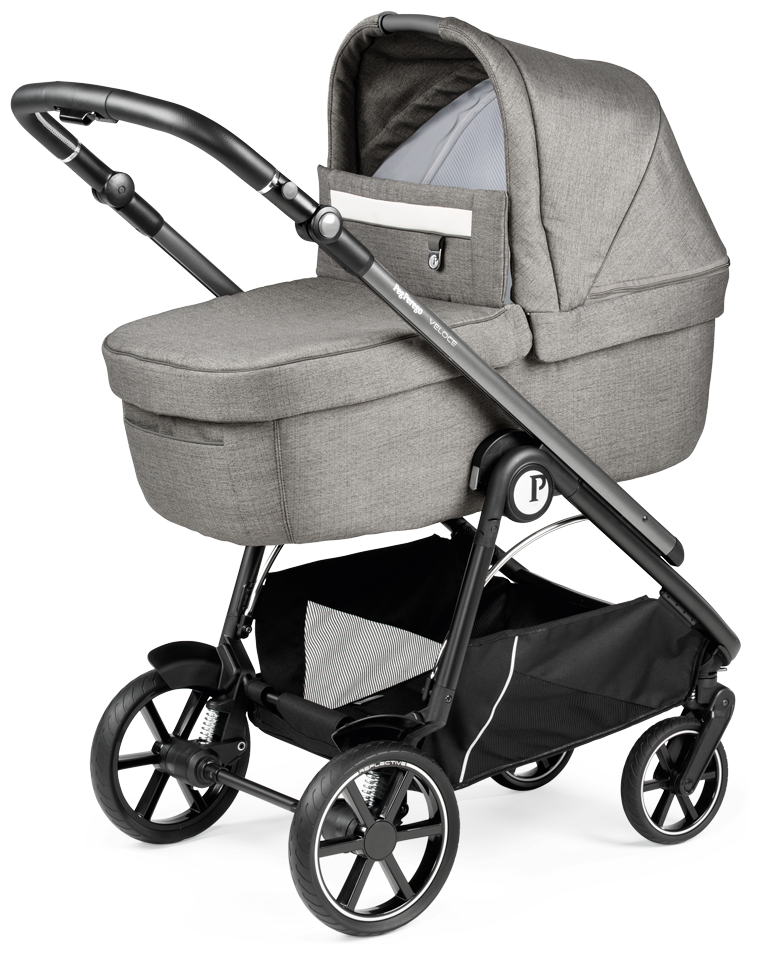 Коляска 3 в 1 Peg Perego Veloce Lounge Modular City Grey