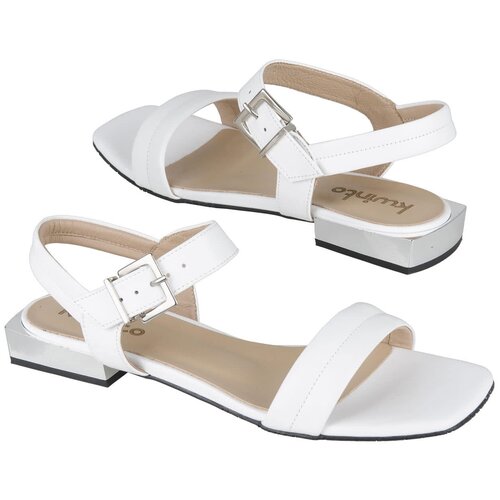 фото Босоножки из натуральной кожи kwinto kw-3684-344 bialy