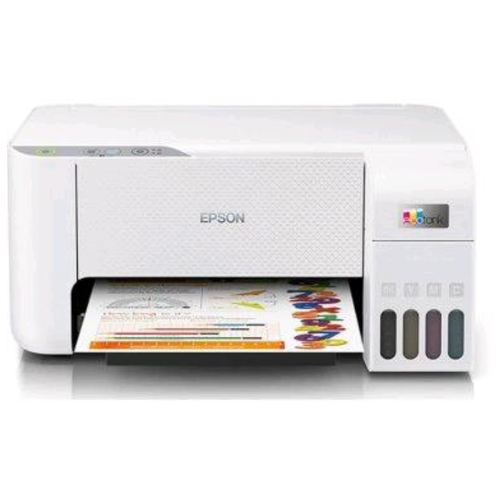 МФУ Epson EcoTank L3216, A4, цветной, струйный, белый мфу epson ecotank l3216 c11cj68511