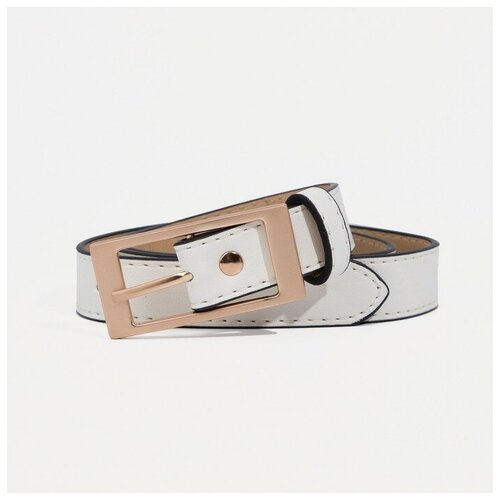 фото Ремень , размер 100, белый dreammart